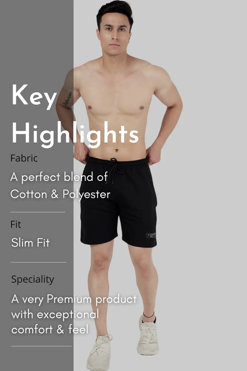 Venture Shorts Black by Fuaark Nz