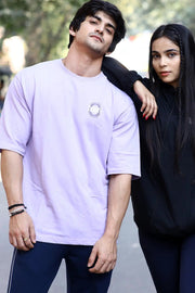 Zodiac Oversized T-shirt Lilac by Fuaark Nz
