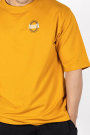 Zodiac Oversized T-shirt Mustard by Fuaark Nz