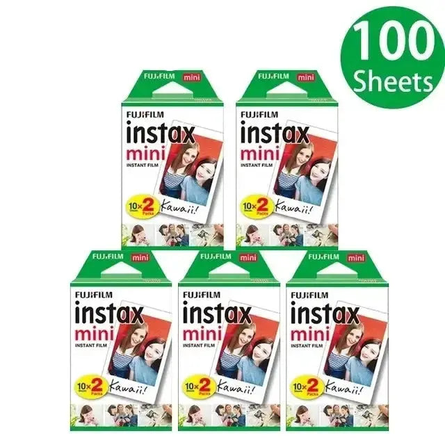 Habicare Instax Mini White Edge Instant Film 10–100 Sheets for Fuji Cameras Instax Mini White Edge Instant Film 10–100 Sheets for Fuji Cameras