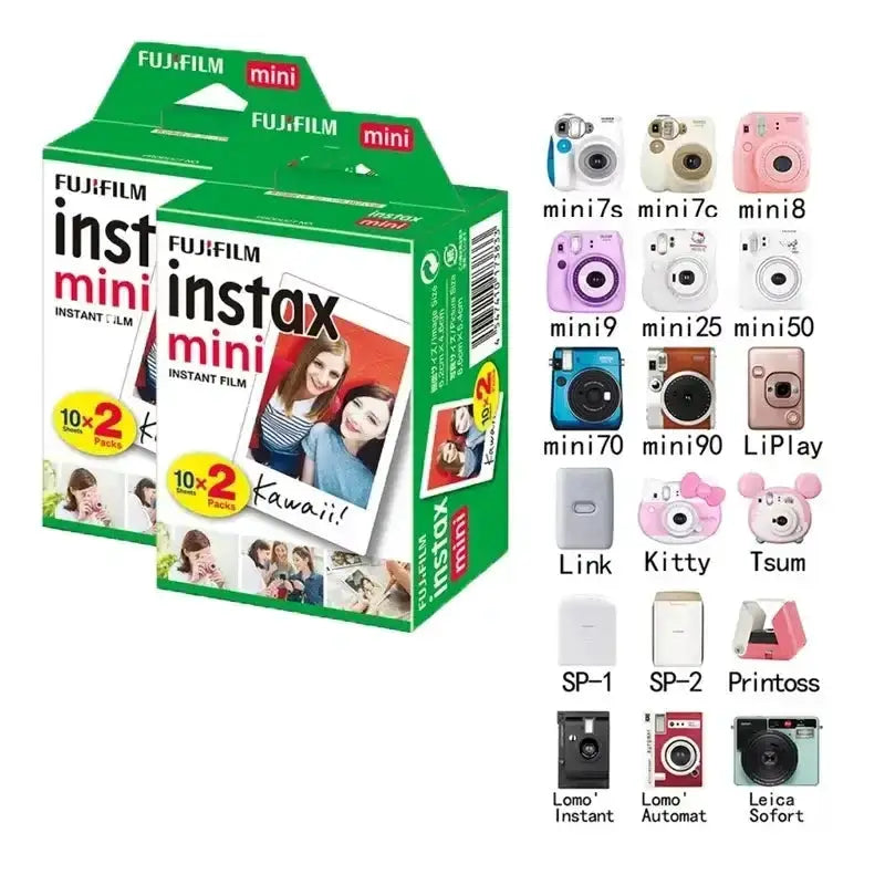 Habicare Instax Mini White Edge Instant Film 10–100 Sheets for Fuji Cameras Instax Mini White Edge Instant Film 10–100 Sheets for Fuji Cameras