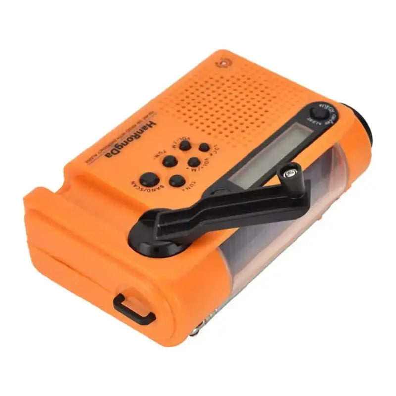 Full Band AM/FM/SW1/SW2 Radio, Torch, Solar Panel & Hand Crank - Power Bank by Habicare