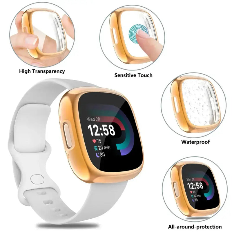 Full Cover Watch Case for the Fitbit Sense 2 by Habicare