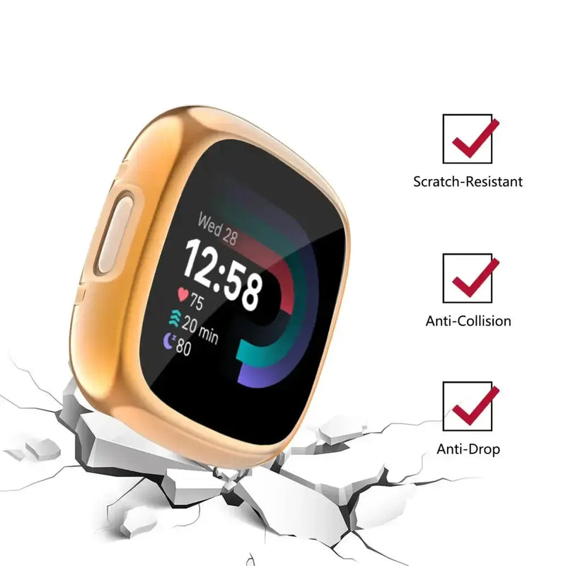 Full Cover Watch Case for the Fitbit Versa 4 by Habicare