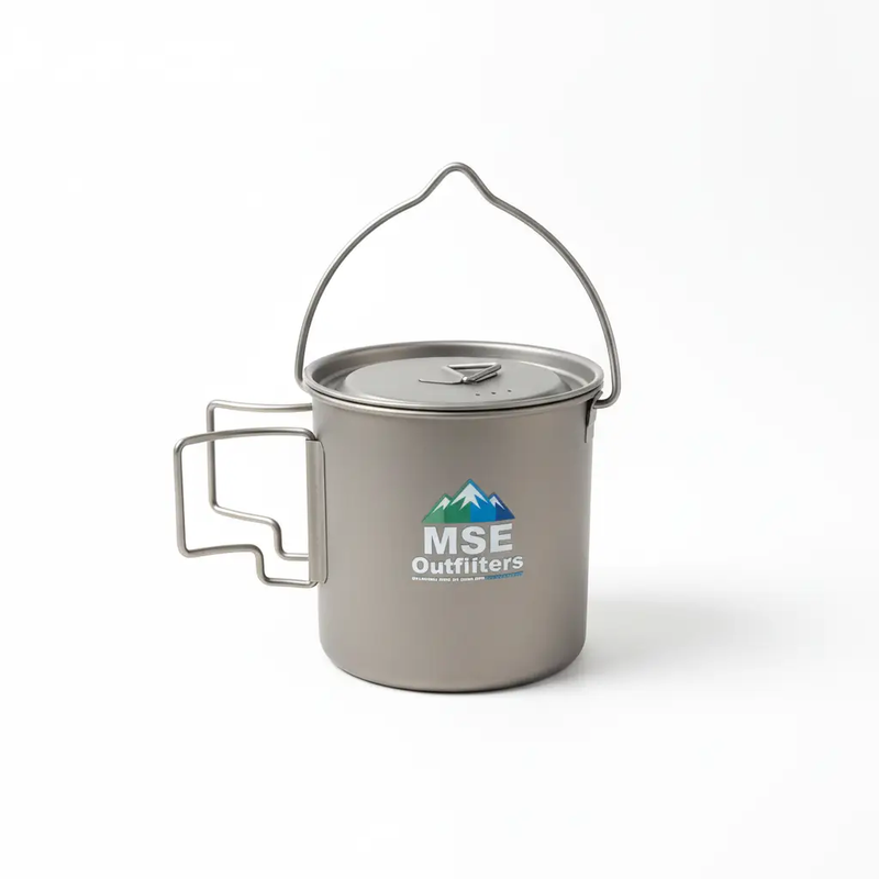 MSE Outfitters Titanium Pot 750ml | Ultralight Camp Cookware by Mead's Supply & Equipment Outfitters limited