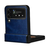 Full Protective Leather Case for Samsung Z Flip by Habicare