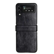 Full Protective Leather Case for Samsung Z Flip by Habicare