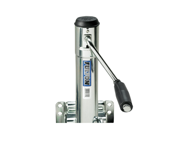 Jockey Wheel Fulton Ring Sw, high-quality jack for marine, recreational, and utility trailers, featuring a durable design.
