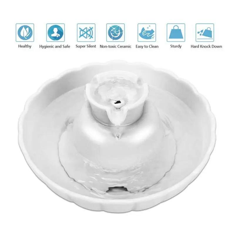 iPettie Ceramic Pet Drinking Fountain Water Cat by salelink.co.nz