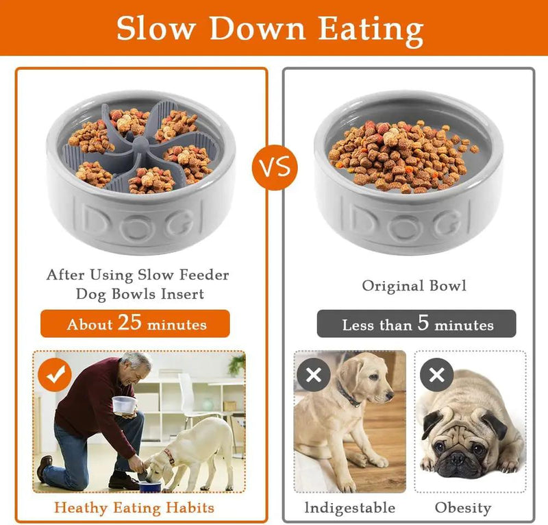 Dog Slow Feeder Dog Bowls Spiral Slow Feeder by salelink.co.nz