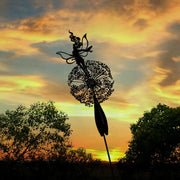 Garden Fairy Dandelion Sculpture Statue by salelink.co.nz