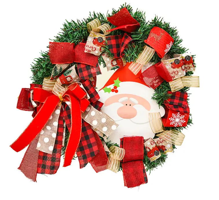 38cm Christmas Wreath Decoration by salelink.co.nz