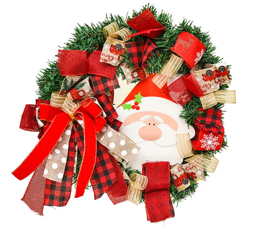 38cm Christmas Wreath Decoration by salelink.co.nz