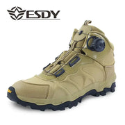 Military Tactical Off-Road Trekking Boots - ESDY Fast Reverse Combat Boots | All-Season Hiking by Mead's Supply & Equipment Outfitters limited