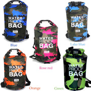 Camouflage PVC Waterproof Dry Bag - Outdoor Waterproof Storage for Camping & Water Sports by Mead's Supply & Equipment Outfitters limited