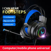 G58 G60 7.1 Gaming Headset with Mic & LED (3 colours available) by Habicare