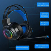 G58 G60 7.1 Gaming Headset with Mic & LED (3 colours available) by Habicare