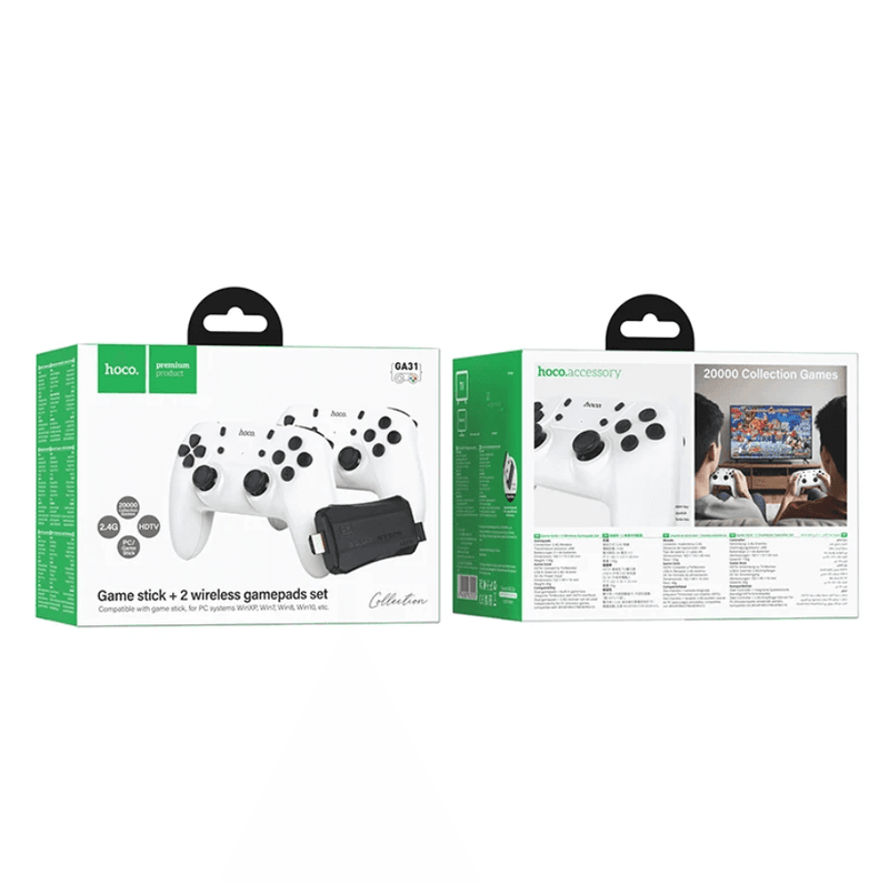 techplus Retro Game Stick Console with 20,000 Classic Games | 2 Wireless Controllers & HDMI (GA31) Retro Game Stick Console with 20,000 Classic Games | 2 Wireless Controllers & HDMI (GA31)