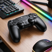 techplus Wireless PS4 Controller With Dual Vibration And 6 Axis Motion 3.5mm Audio Wireless PS4 Controller with Dual Vibration and Motion