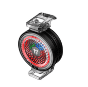 techplus GA6 Magnetic Phone Cooler With 7300 RPM Fan And RGB Light Clip On Mount GA6 Magnetic Phone Cooler with 7300 RPM RGB Fan