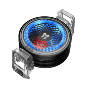 techplus GA6 Magnetic Phone Cooler With 7300 RPM Fan And RGB Light Clip On Mount GA6 Magnetic Phone Cooler with 7300 RPM RGB Fan