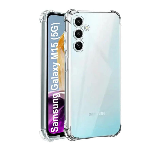 Protective Case for Samsung Galaxy M15 5G (Clear) by 9eight5