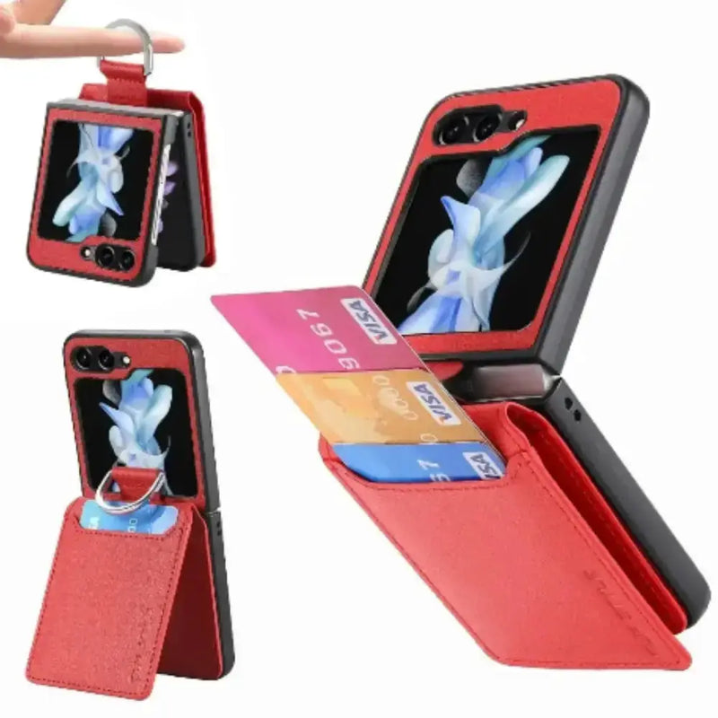 Leather Case for Samsung Galaxy Z Flip Series (Available in 7 colours) by Habicare