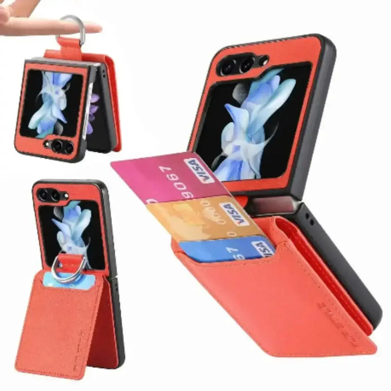 Leather Case for Samsung Galaxy Z Flip Series (Available in 7 colours) by Habicare