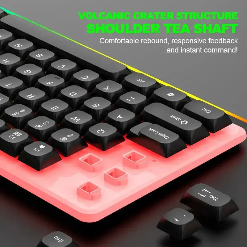Gaming Keyboard & Mouse Combo – LED Backlight by Habicare