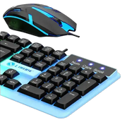 Gaming Keyboard & Mouse Combo – LED Backlight by Habicare