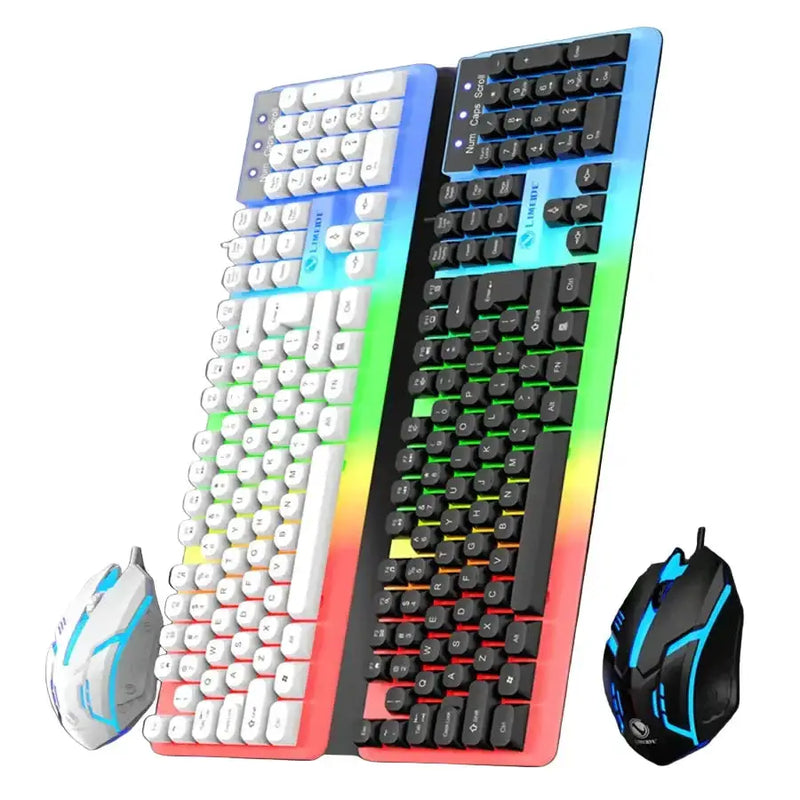 Gaming Keyboard & Mouse Combo – LED Backlight by Habicare