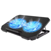techplus Gaming Laptop Cooling Pad with Dual Fans | USB Cooling Stand for Laptop & Notebook Gaming Laptop Cooling Pad with Dual Fans | USB Cooling Stand for Laptop & Notebook