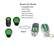 Habicare 433.92MHz Merlin Garage Door Remote For M832 M842 M844 230T 430R Merlin 433.92MHz Garage Door Remote M832 M842 M844