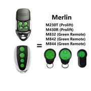 Habicare 433.92MHz Merlin Garage Door Remote For M832 M842 M844 230T 430R Merlin 433.92MHz Garage Door Remote M832 M842 M844