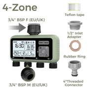 Garden Water Timer – 3-Outlet (6 types available) by Habicare