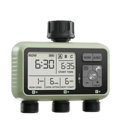 Garden Water Timer – 3-Outlet (6 types available) by Habicare