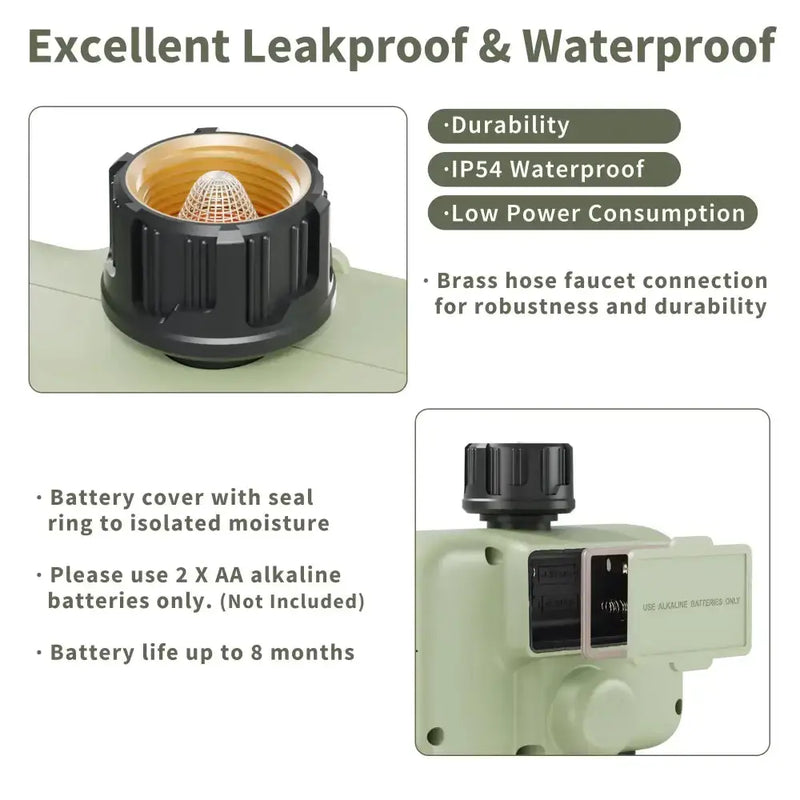 Garden Water Timer – 3-Outlet (6 types available) by Habicare
