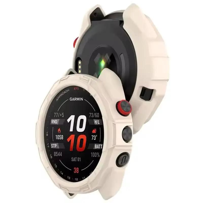 Protective Case for Garmin Approach S70 (42mm) (Ivory) by That Watch Shop