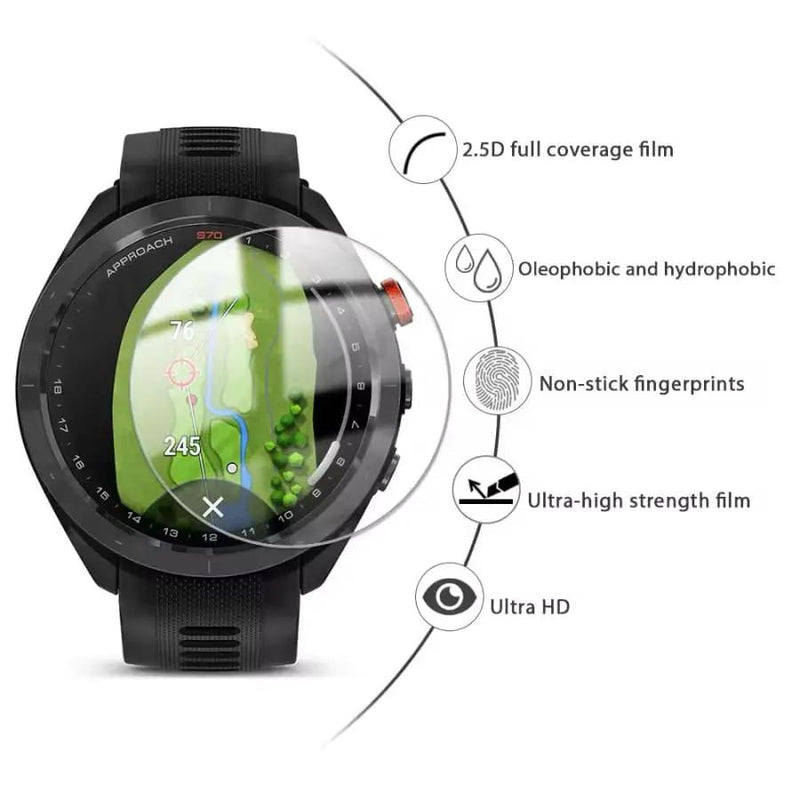 Screen Protectors for Garmin Approach S70 (42mm) (Pack of 2) by That Watch Shop