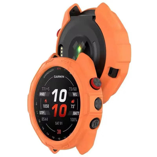 Protective Case for Garmin Approach S70 (47mm) (Orange) by That Watch Shop