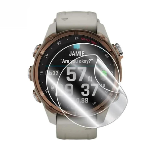 Hydrogel Screen Protectors for Garmin Descent Mk3i (43mm) (Pack of 6) by That Watch Shop