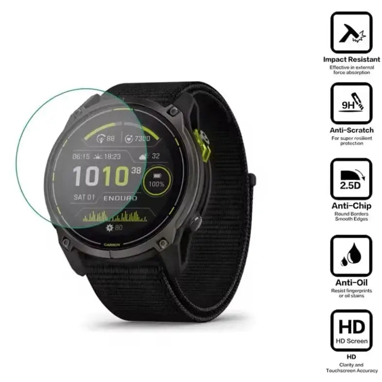 Screen Protectors for Garmin Enduro 3 (Pack of 5) by Habicare
