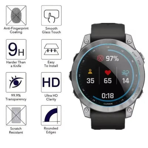Screen Protector for Garmin epix Pro (Gen 2) 42mm (Pack of 5) by Habicare
