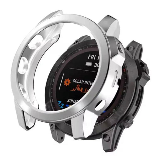 Protective Case for Garmin epix Pro (Gen 2) 51mm (Silver) by That Watch Shop