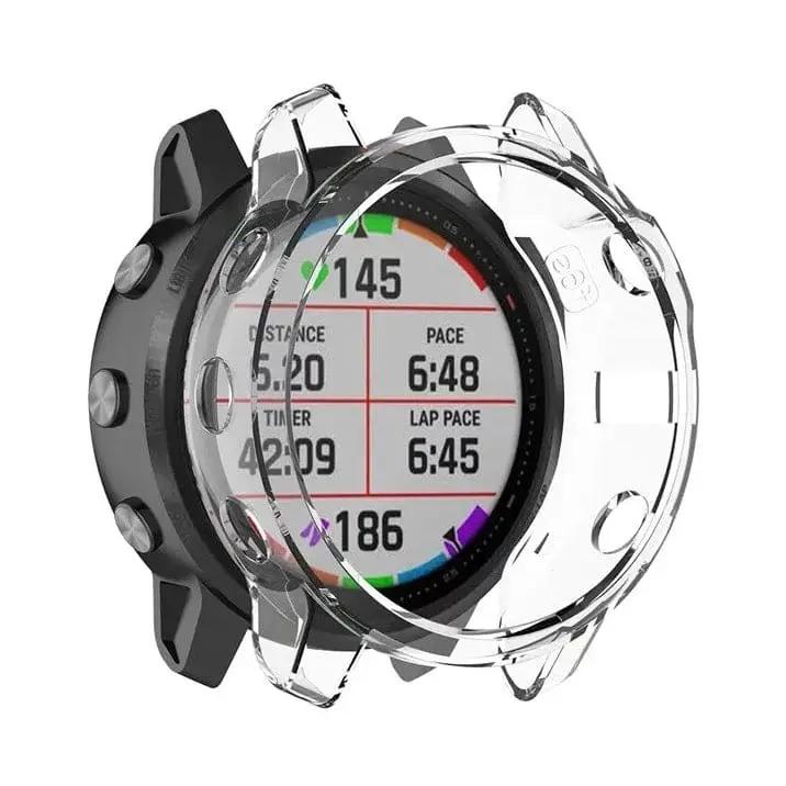 Protective Case for Garmin fenix 6/6 Pro Series (Clear) by That Watch Shop