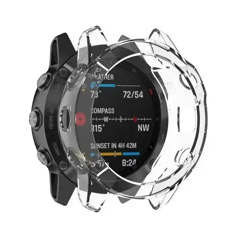 Protective Case for Garmin fenix 6S/6S Pro Series (Clear) by Habicare