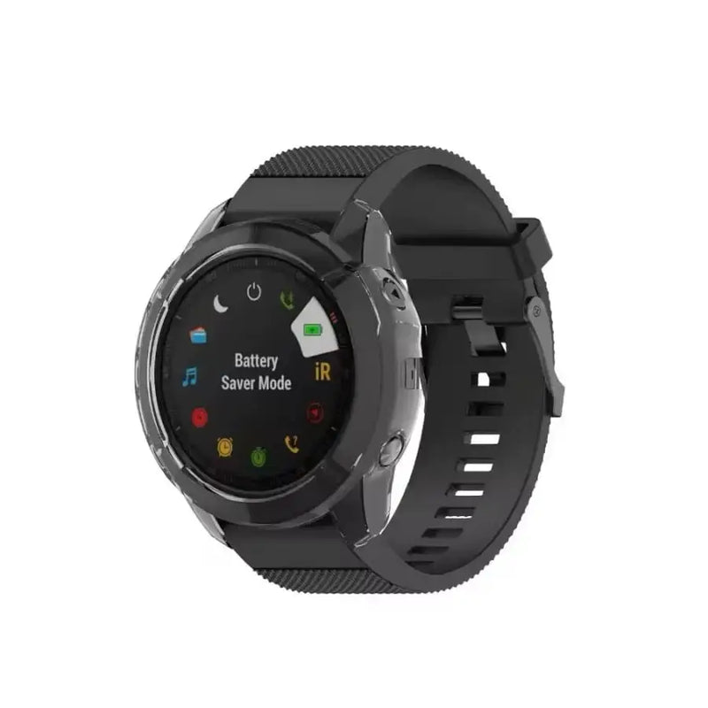 Protective Case for Garmin Fenix 6X/6X Pro (Black) by Habicare