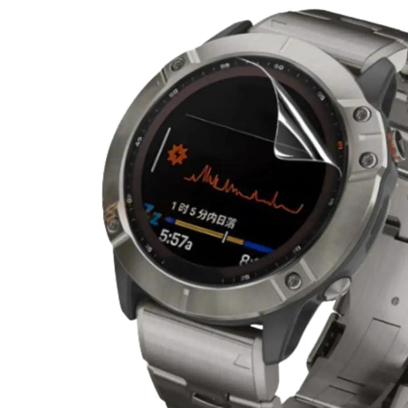 Hydrogel Screen Protectors for Garmin fenix 6X/6X Pro Series (Pack of 6) by That Watch Shop
