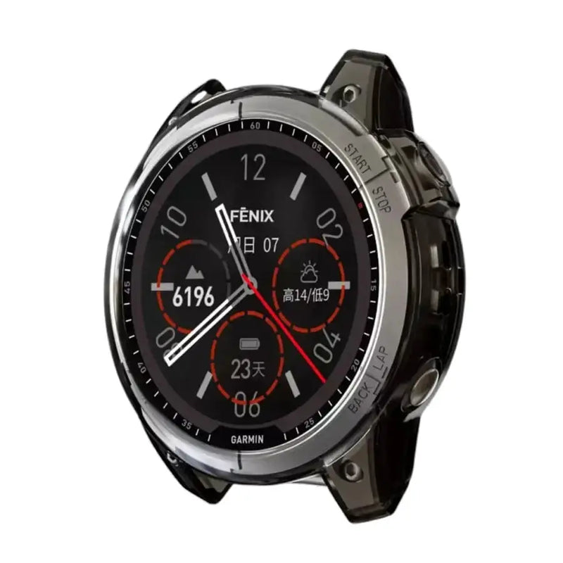 Protective Case for Garmin fenix 7/7 Pro Series (Clear) by Habicare