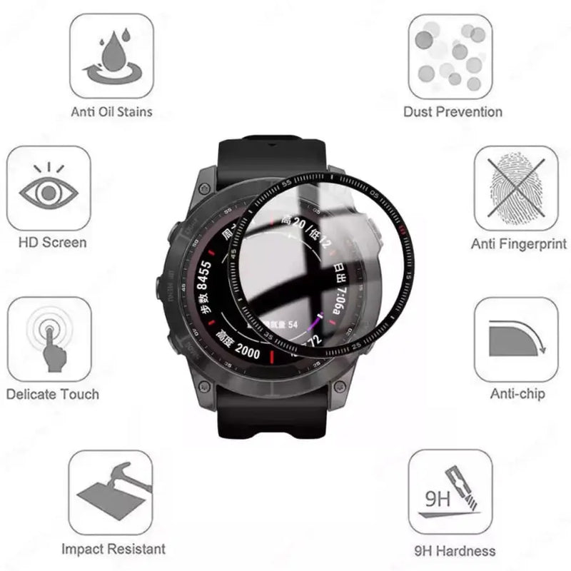 Screen Protectors for Garmin fenix 7/7 Pro Series Watch (Pack of 5) by Habicare